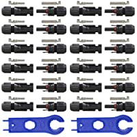 GTIWUNG 12 pares Solar Panel Cable Conector- Conector Solar Fotovoltaico- Macho-Hembra Conector Impermeable de Anillo de…
